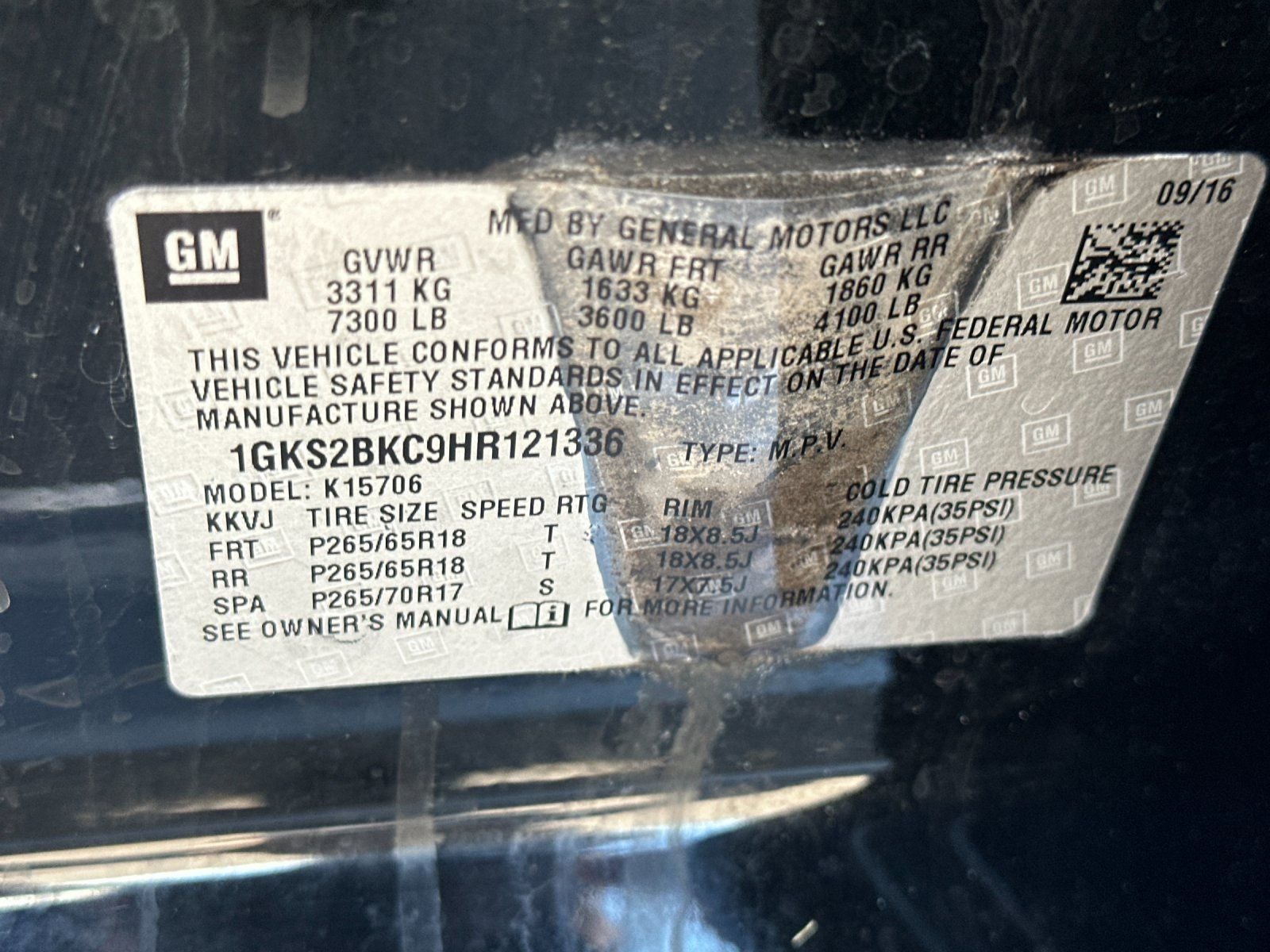 2017 GMC Yukon SLT