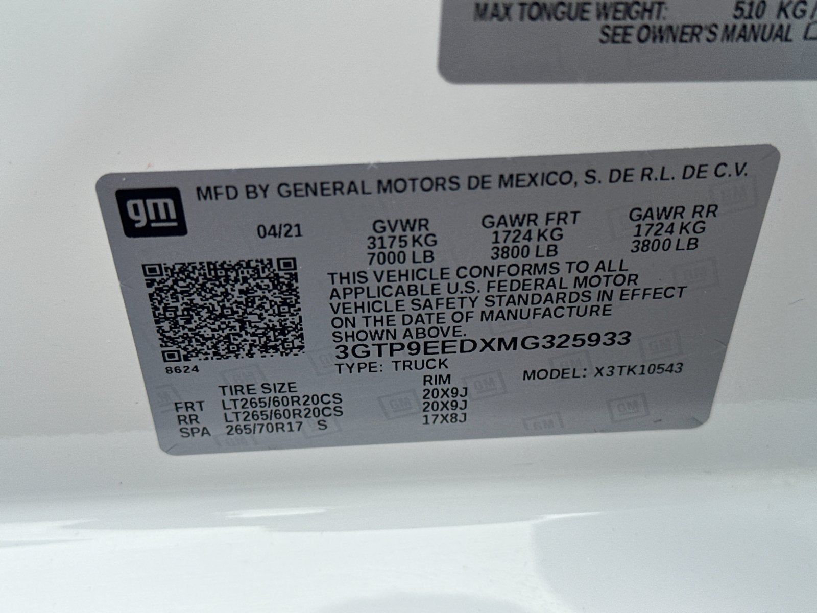 2021 GMC Sierra 1500 AT4