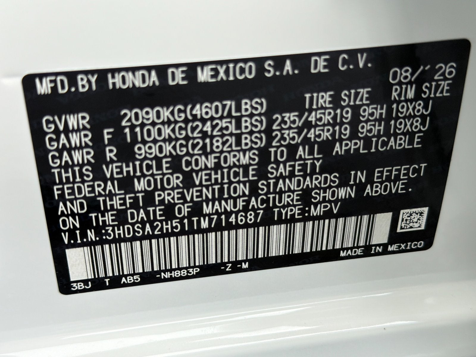 2026 Acura ADX A-Spec Package