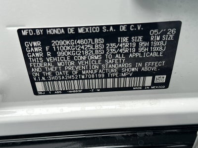 2026 Acura ADX A-Spec Package