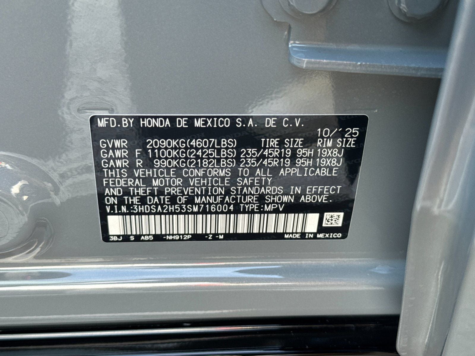 2025 Acura ADX A-Spec Package