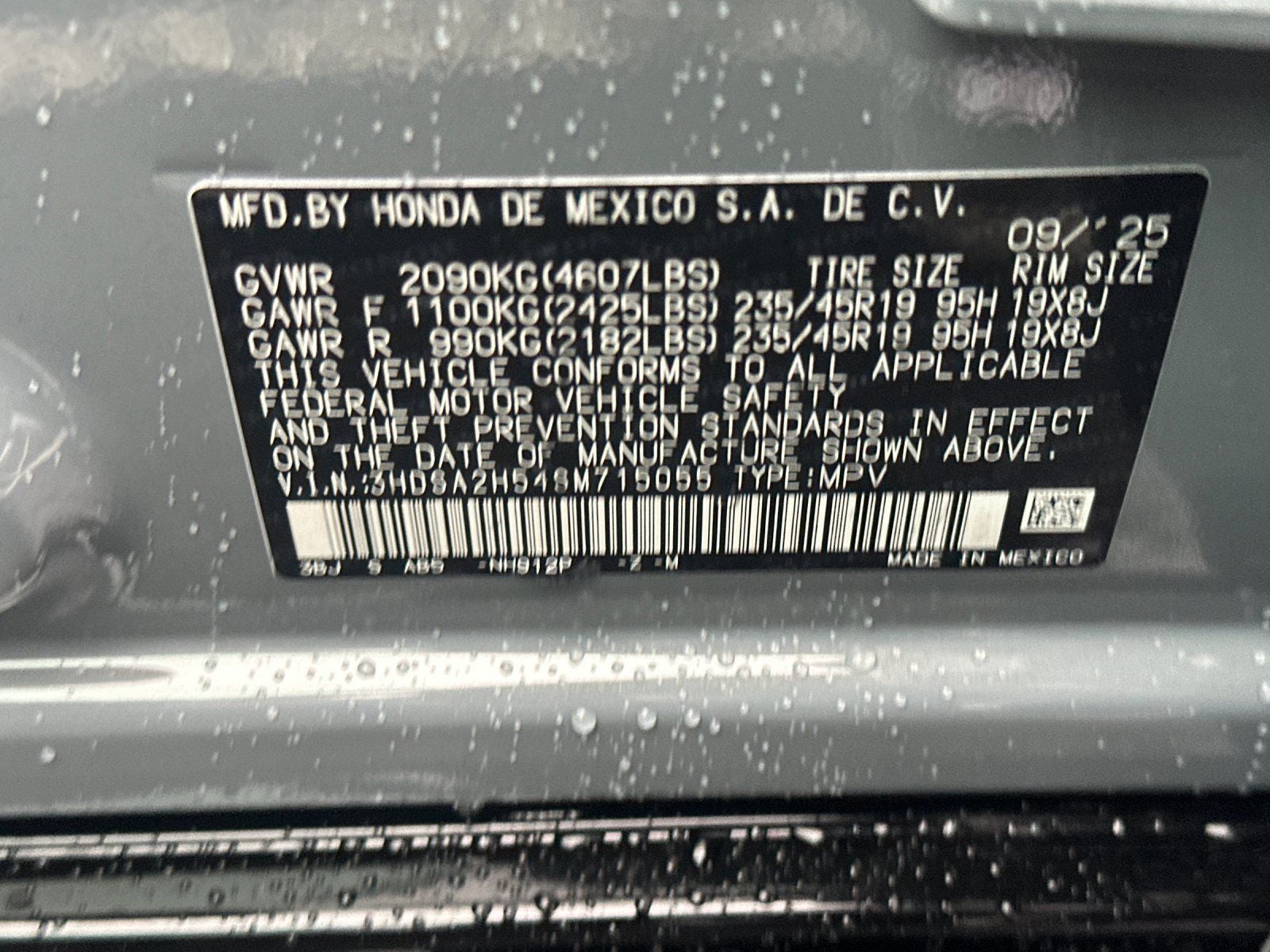 2025 Acura ADX A-Spec Package