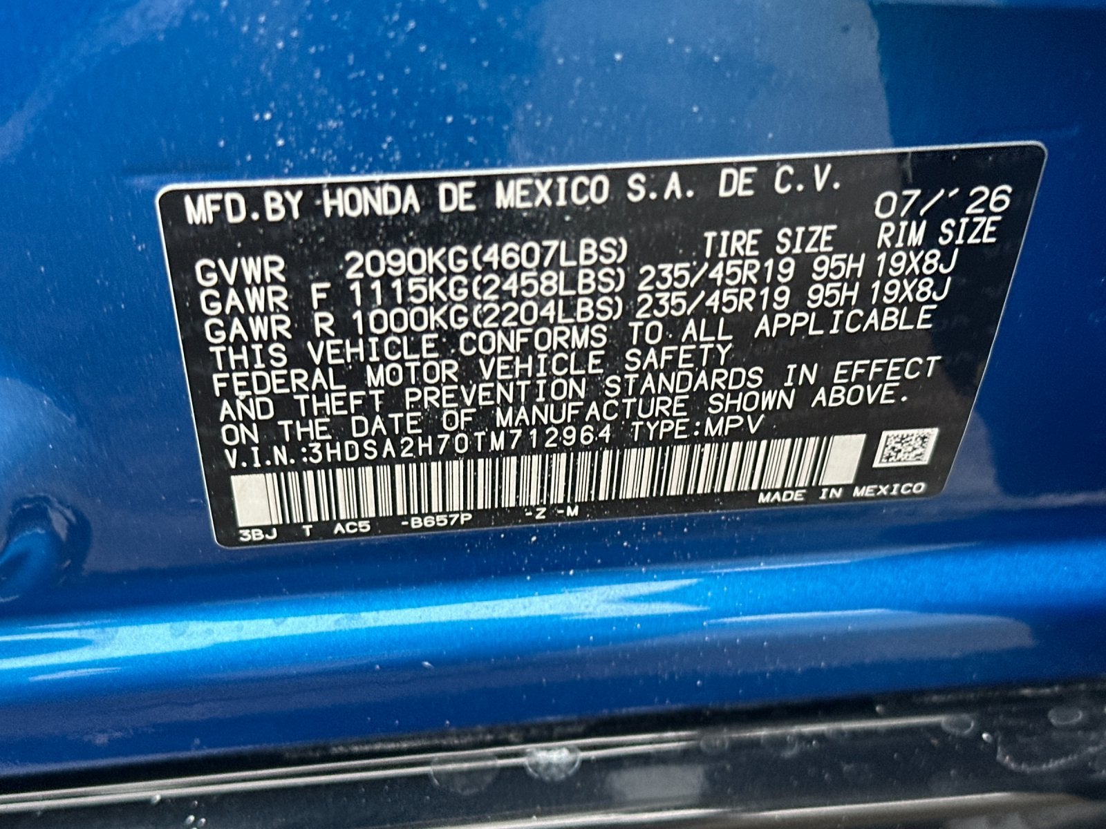 2026 Acura ADX A-Spec Advance Package