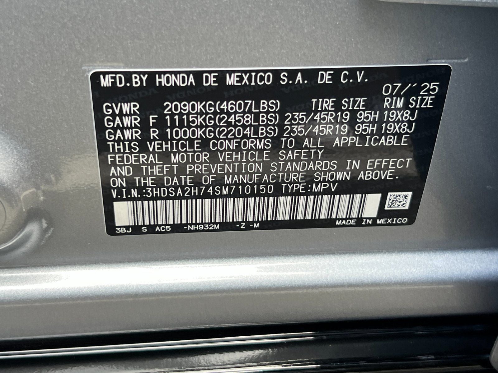 2025 Acura ADX A-Spec Advance Package