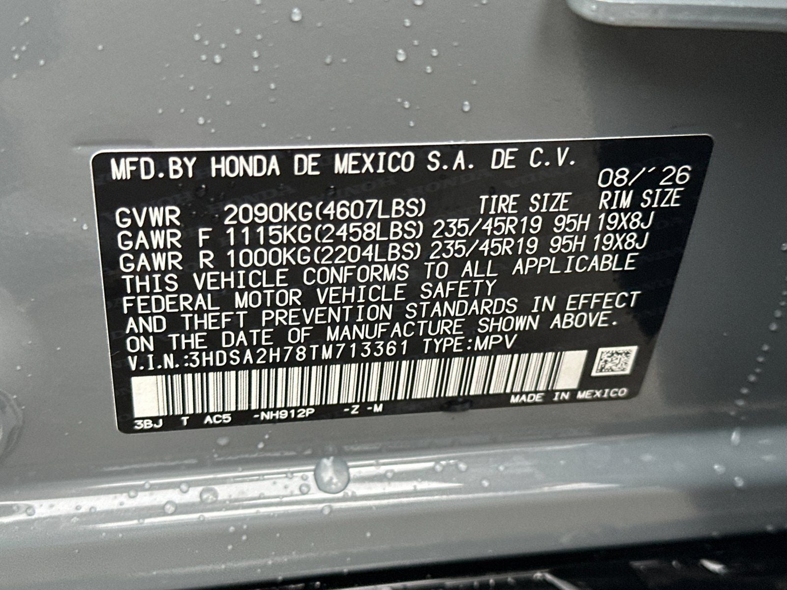 2026 Acura ADX A-Spec Advance Package