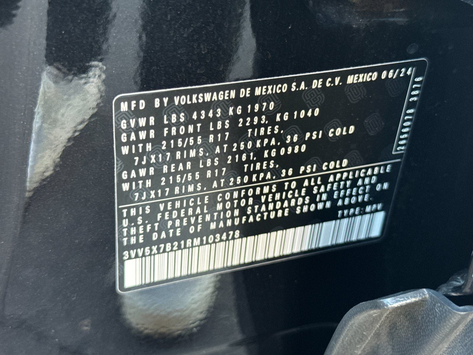 2024 Volkswagen Taos 1.5T S