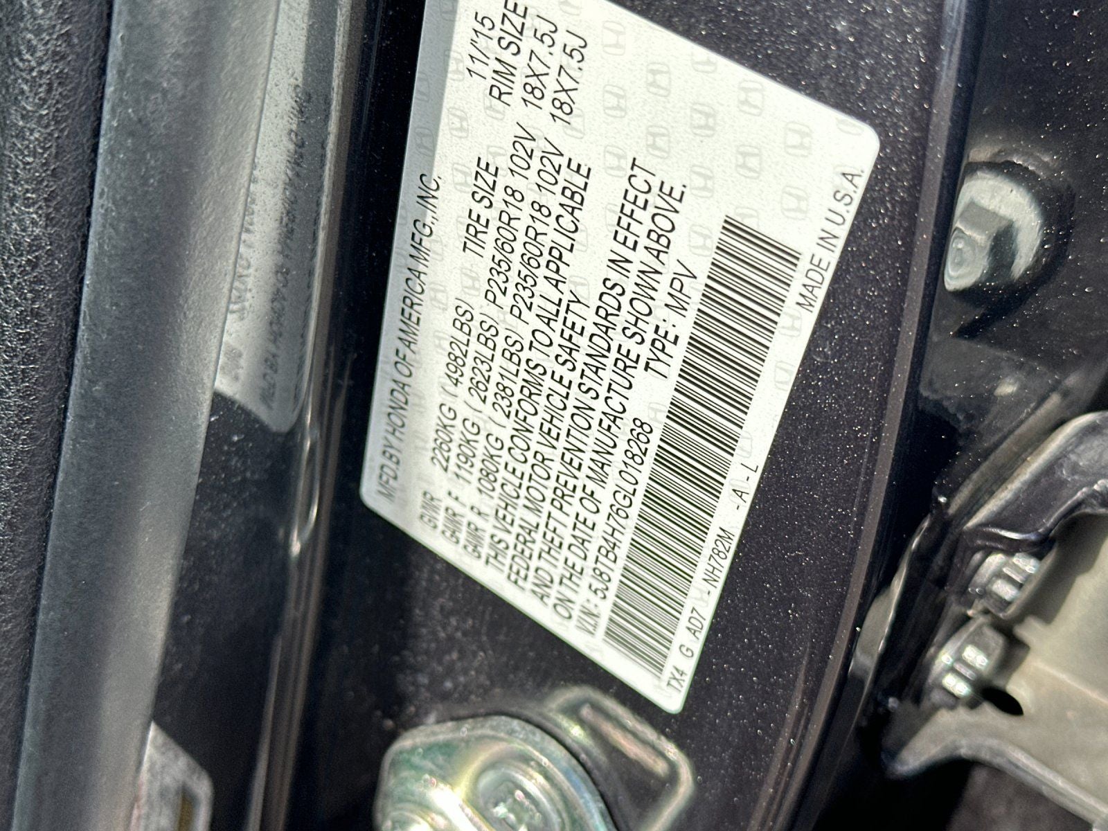 2016 Acura RDX AWD w/Advance Package