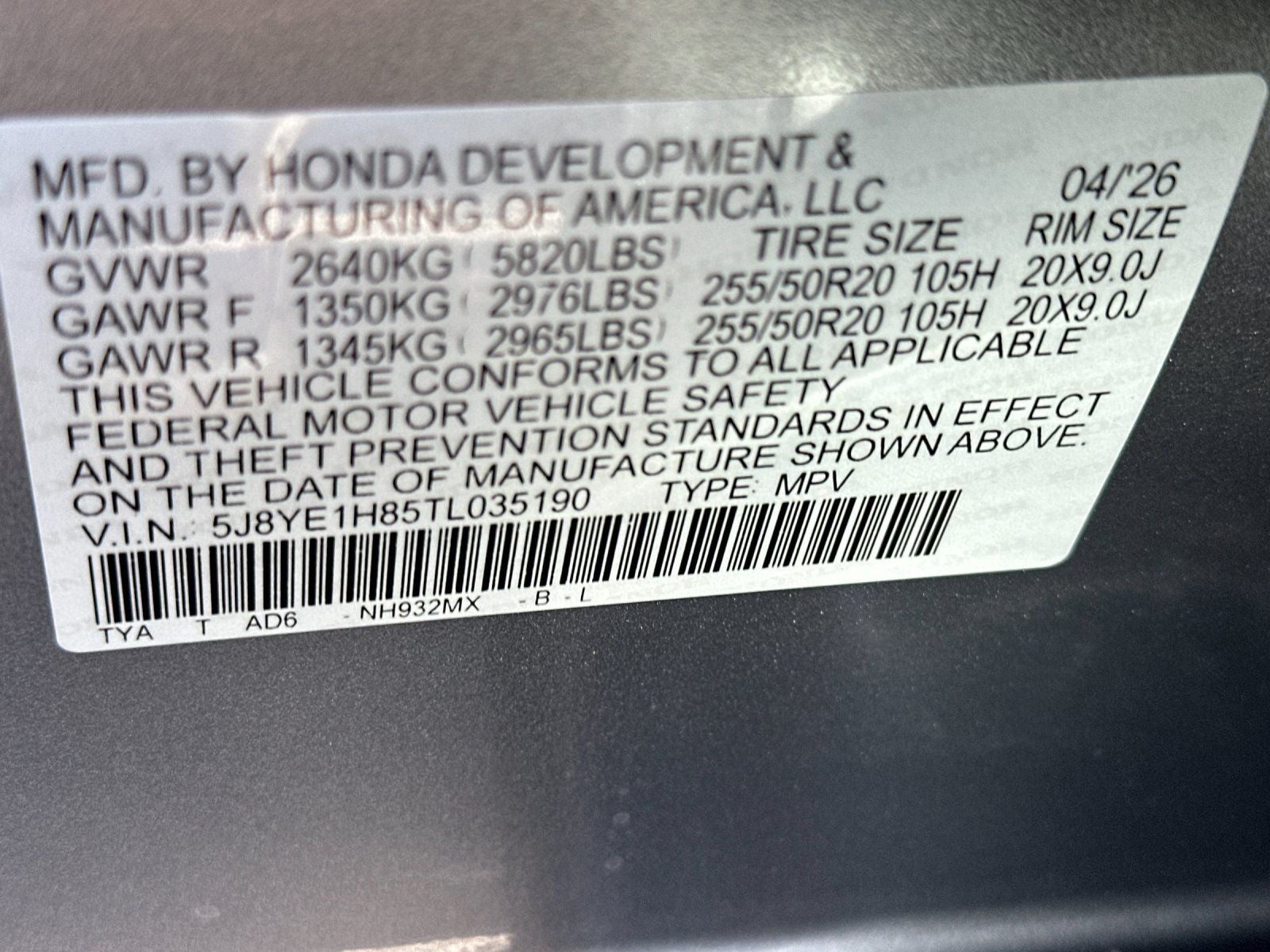 2026 Acura MDX Advance Package SH-AWD