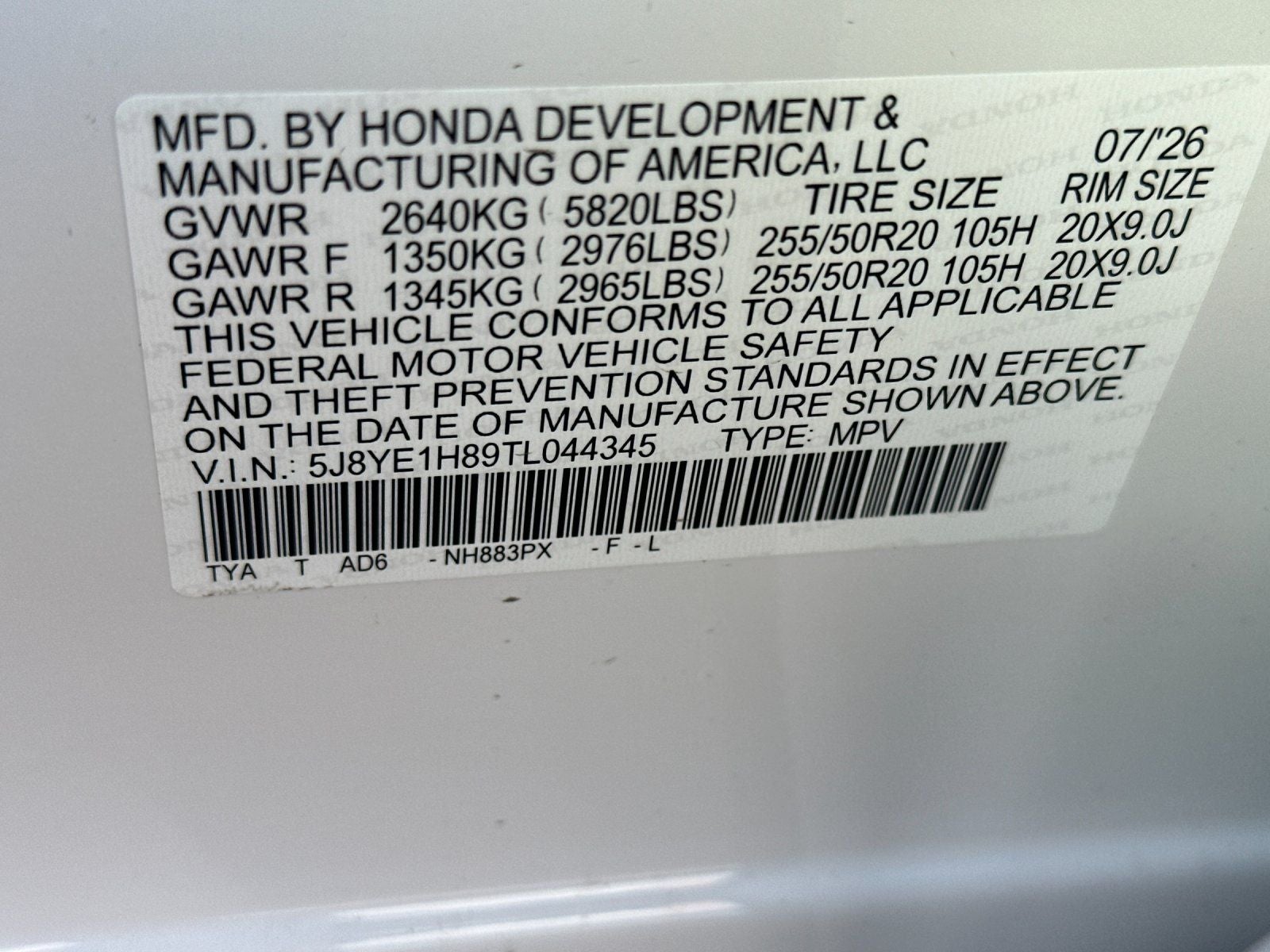 2026 Acura MDX Advance Package SH-AWD