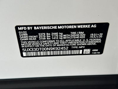 2022 BMW X4 xDrive30i