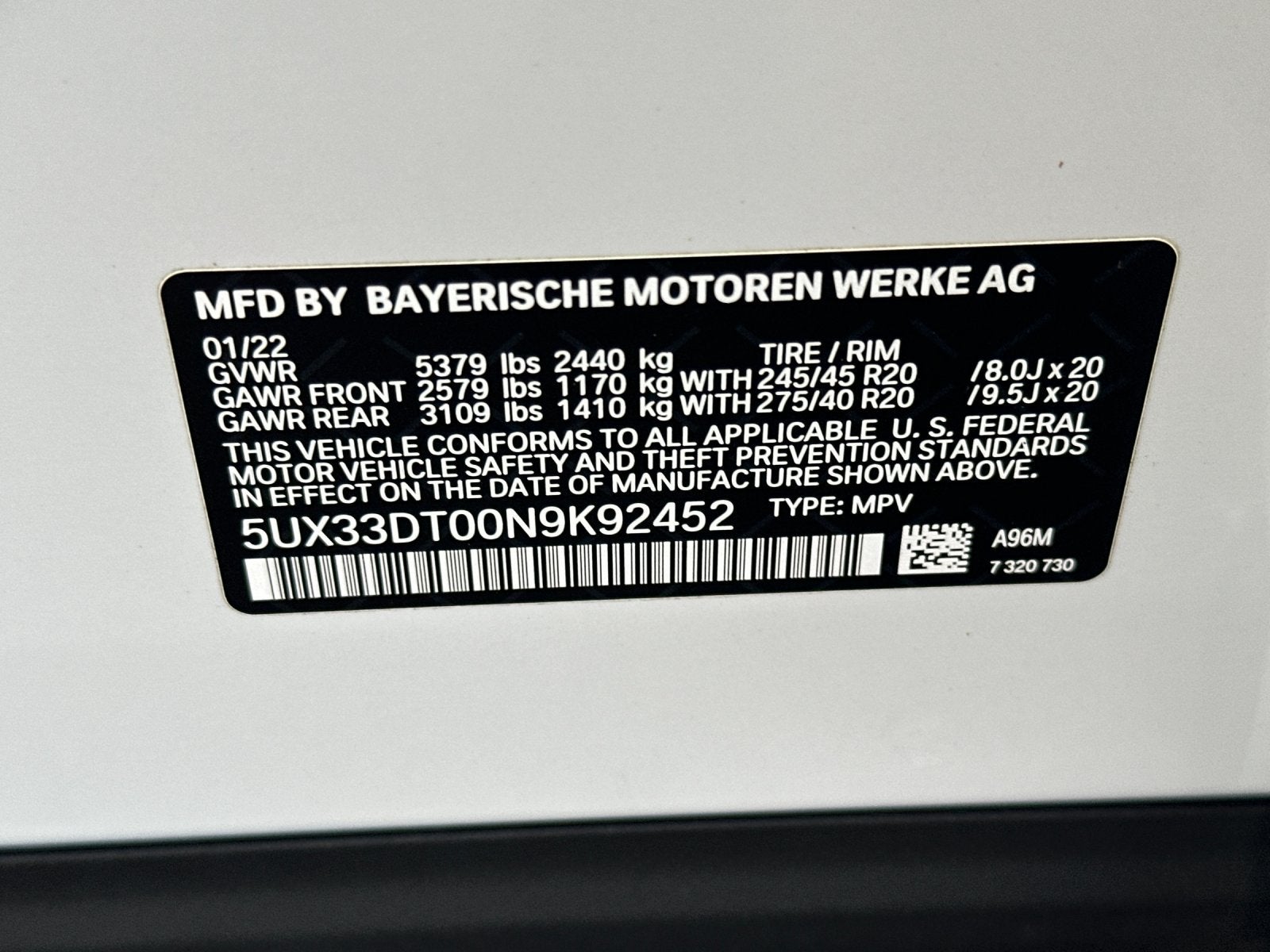2022 BMW X4 xDrive30i