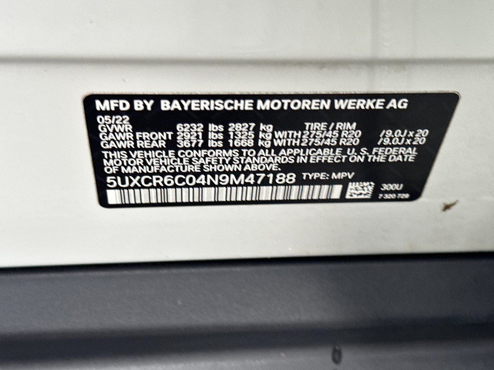 2022 BMW X5 xDrive40i