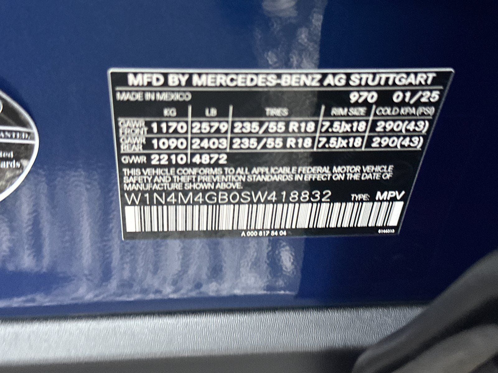 2025 Mercedes-Benz GLB GLB 250