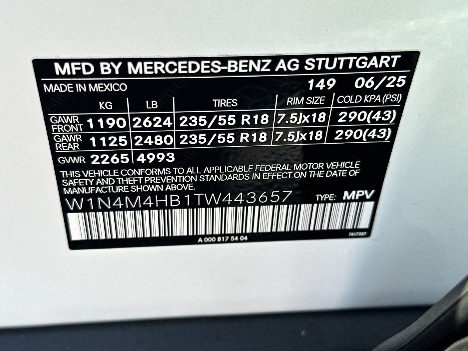 2026 Mercedes-Benz GLB GLB 250 4MATIC®
