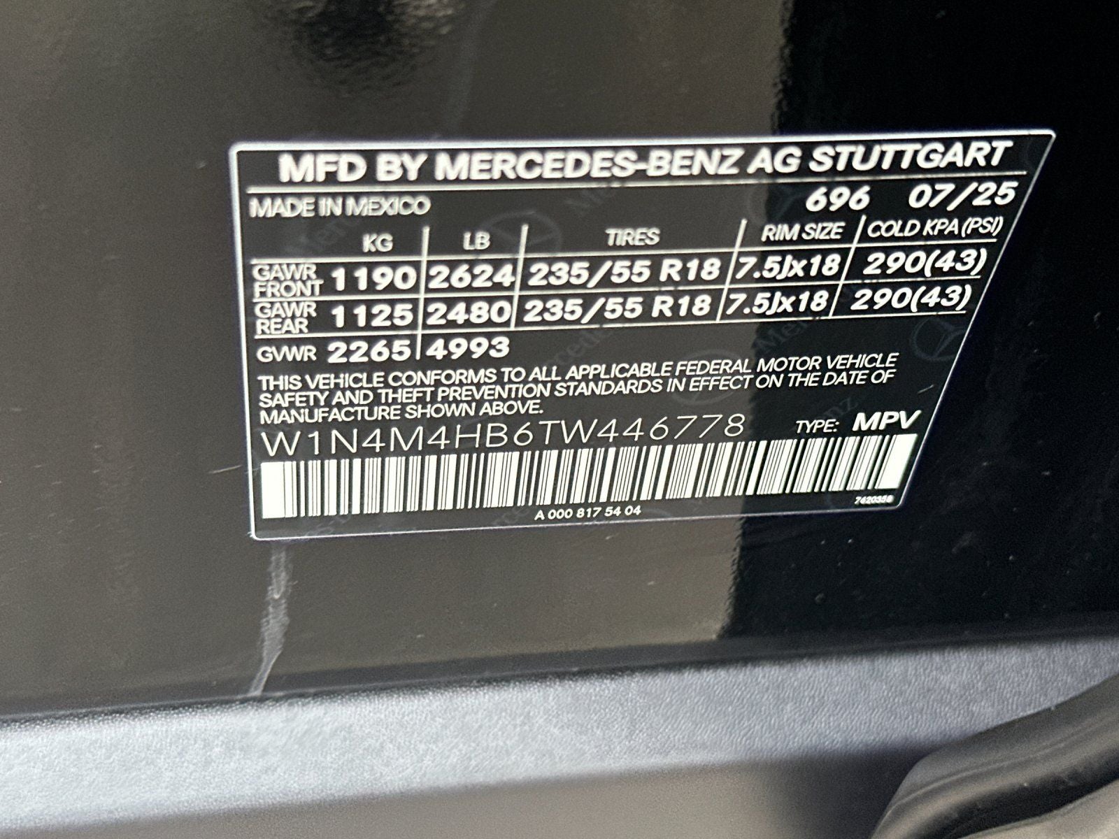 2026 Mercedes-Benz GLB GLB 250 4MATIC®