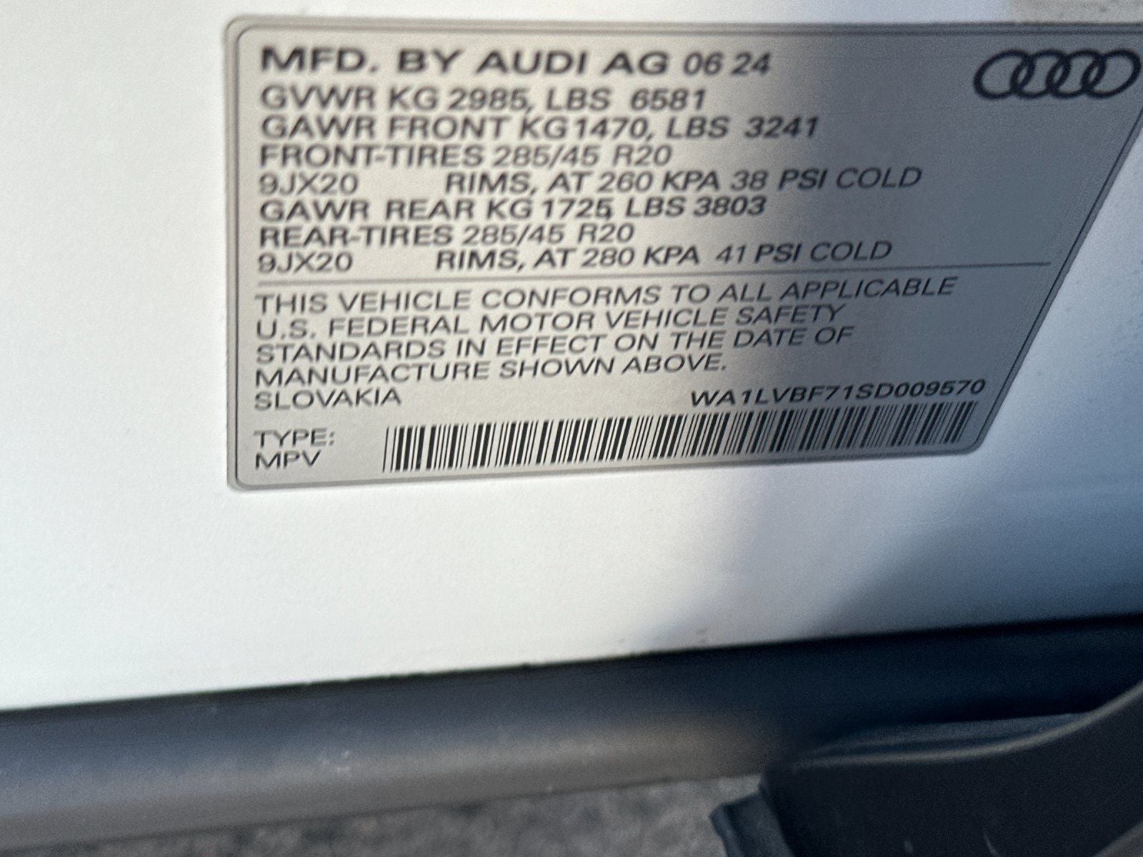 2025 Audi Q7 55 Premium Plus quattro