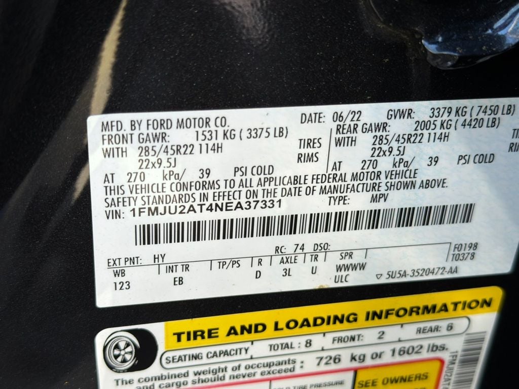 2022 Ford Expedition Limited