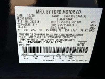 2021 Ford Explorer Base