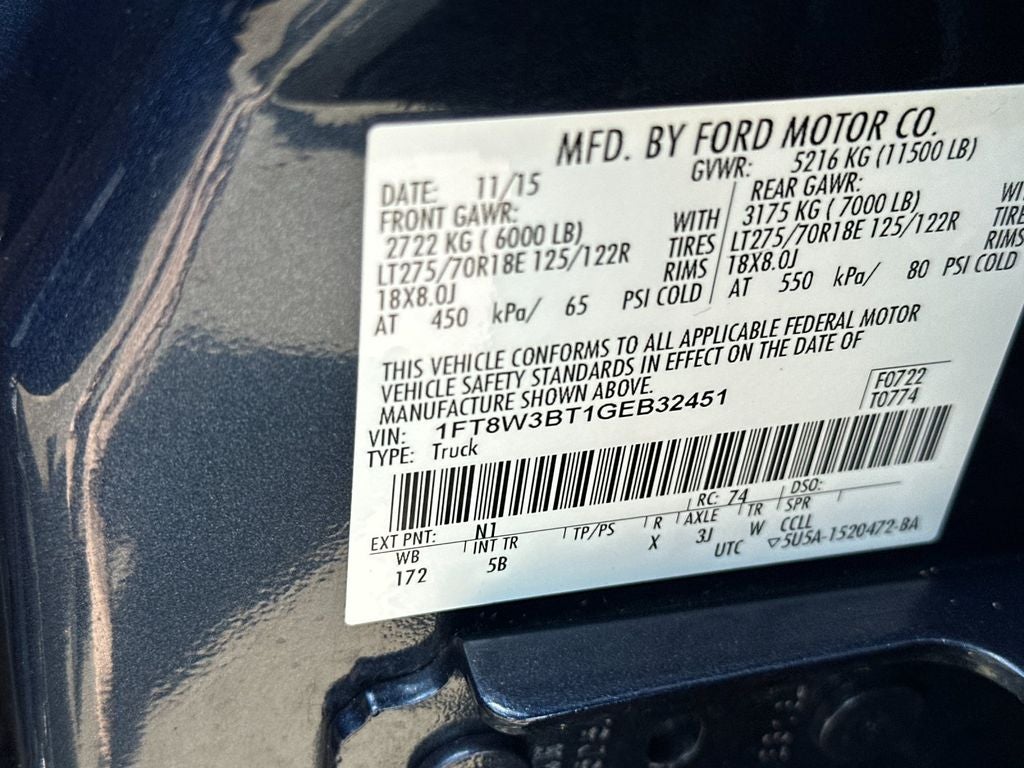 2016 Ford F-350SD Lariat
