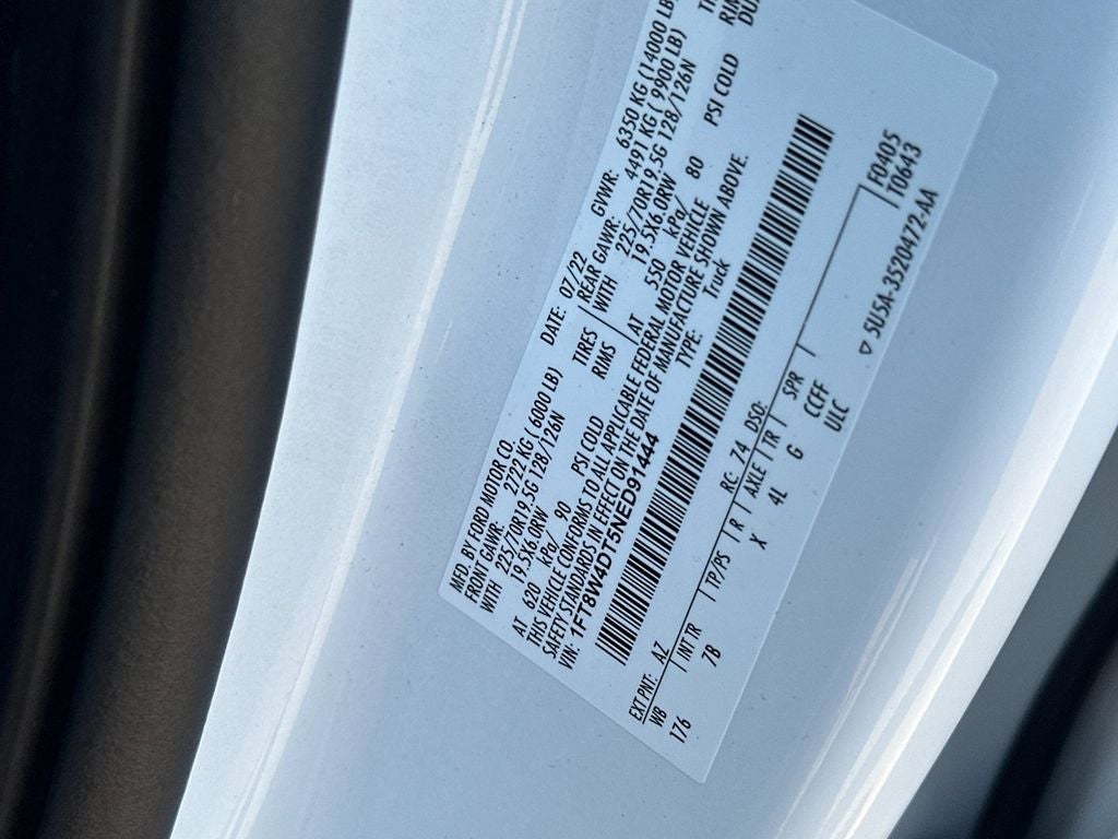 2022 Ford F-450SD Platinum DRW
