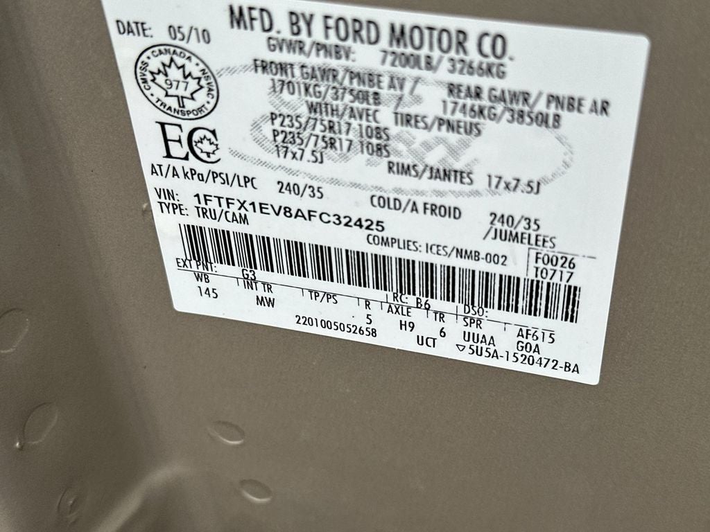 2010 Ford F-150 XLT