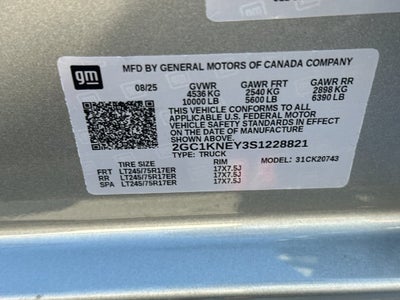 2025 Chevrolet Silverado 2500HD LT