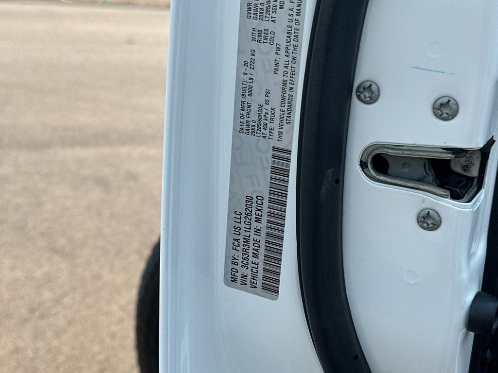 2020 RAM 3500 Laramie