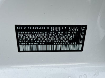 2022 Volkswagen Jetta 1.5T S