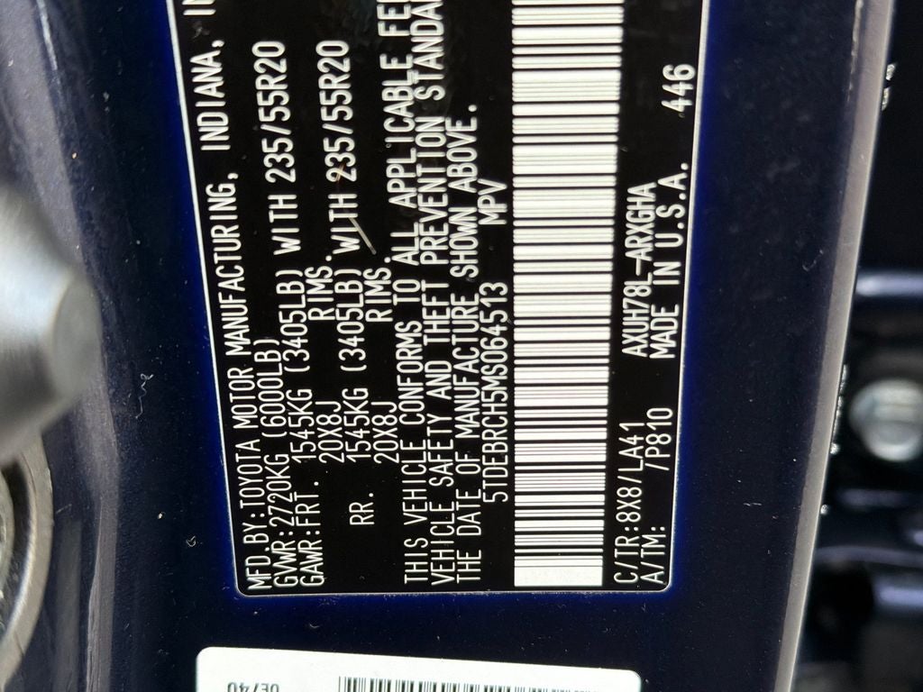 2021 Toyota Highlander Hybrid Platinum