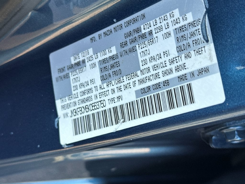 2019 Mazda Mazda CX-5 Touring