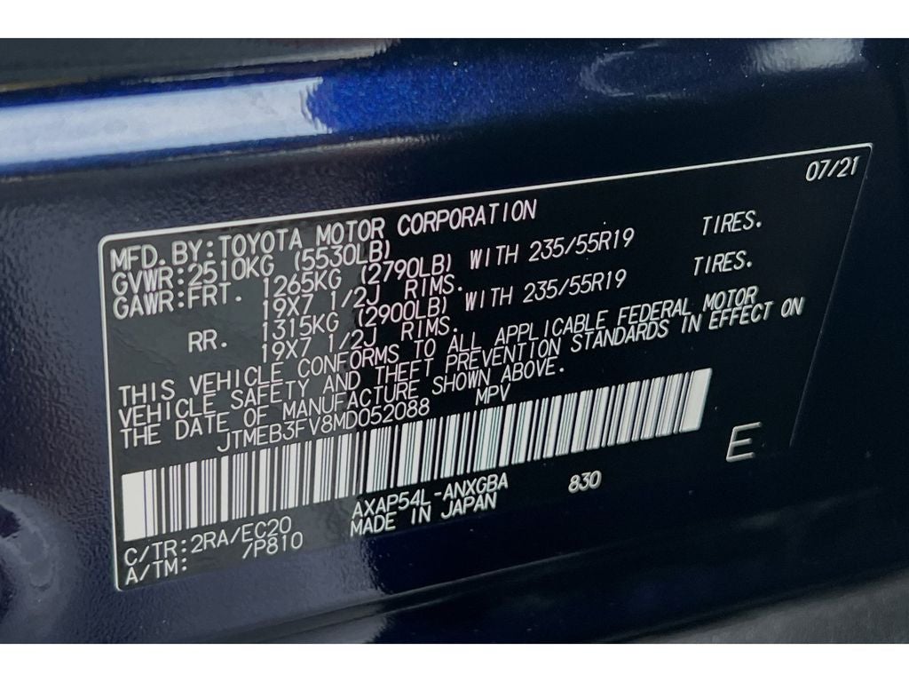 2021 Toyota RAV4 Prime XSE