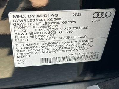 2022 Audi SQ5 Premium Plus quattro