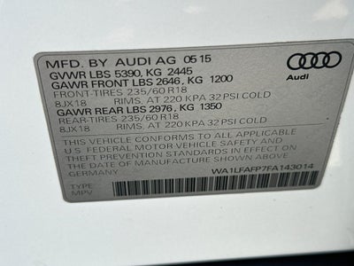 2015 Audi Q5 2.0T Premium Plus quattro