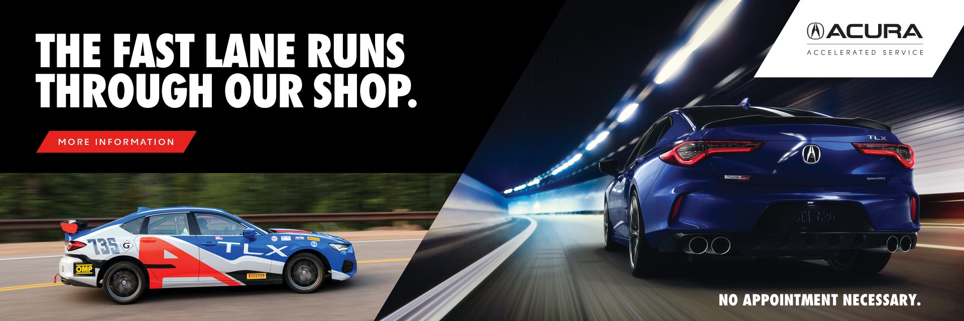 The Fast Lane Runs Through Our Shop